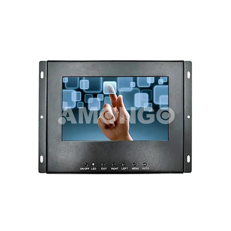 7 zoll rack montage industrieller lcd-monitor 4