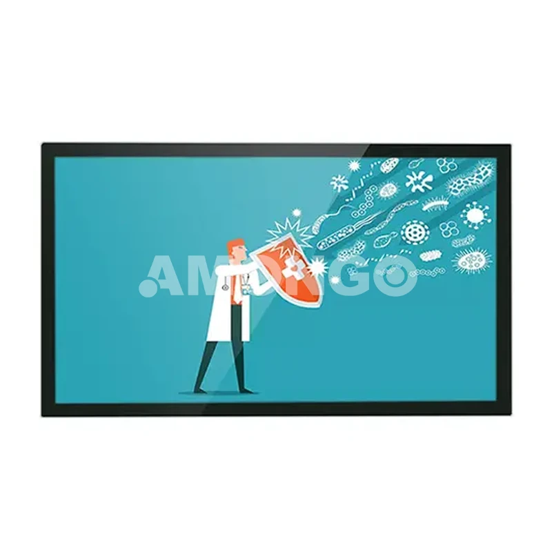 32 zoll permanent lang wirkende anti bakterielle lcd monitor1