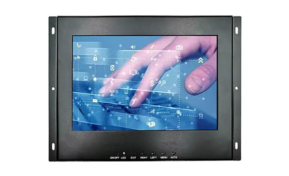 10,1 Zoll Rack Mount Industrieller LCD-Monitor