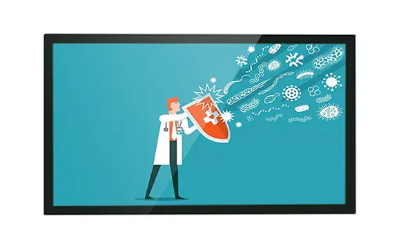32 Zoll permanenter lang wirkender anti bakterieller LCD-Monitor