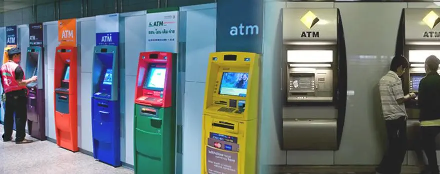 LCD-Displays in der Bank industrie